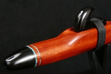Padauk Native American Flute, Minor, Mid F#-4, #E14L